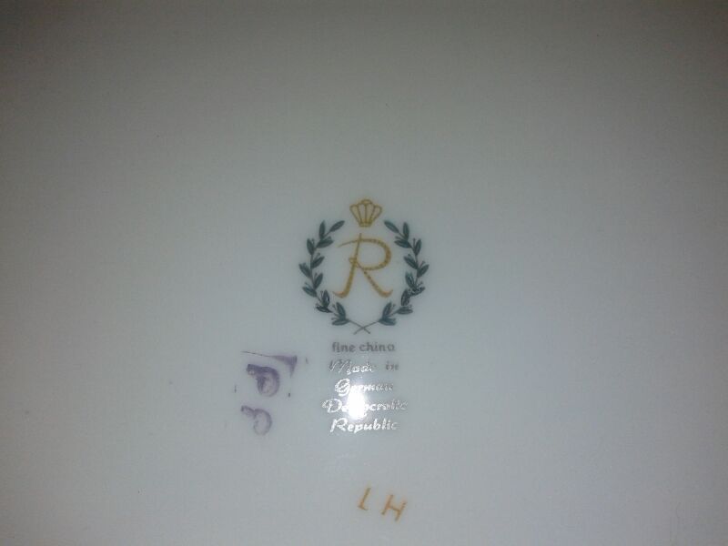 Столовый сервиз! ГДР, 25 КАРАТ!