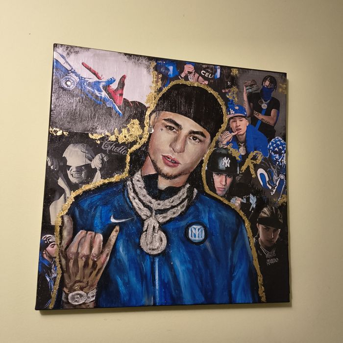 Tablou handmade Rondodasosa rapper canvas