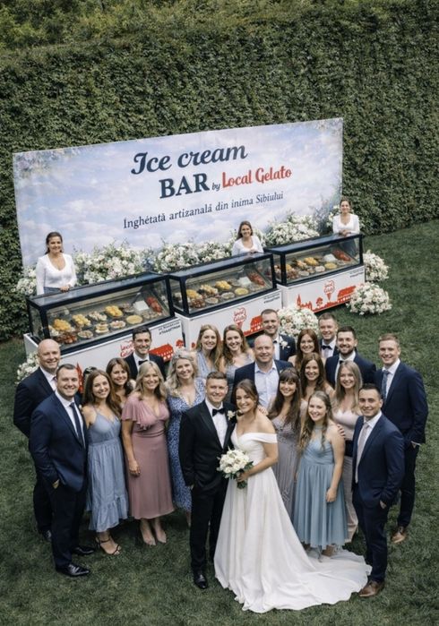 Gelato BAR - Inghetata la evenimente nunti botezuri petreceri ice cream bar ( jamon bar , fructe bar , tabachera bar , pizza bar , cocktail bar  , )