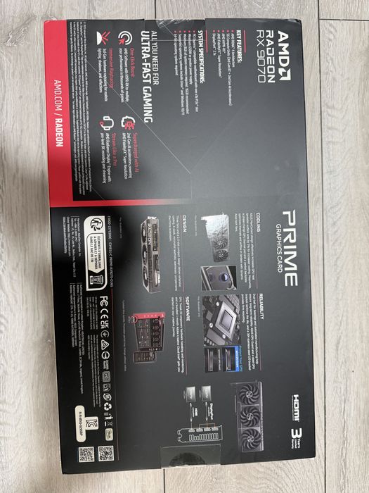 Placa video ASUS Prime Radeon RX 9070 OC