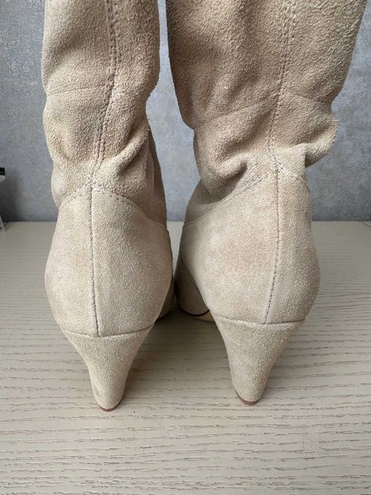 полусапожки замшевые