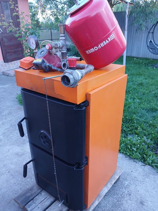 Centrala pe lemne si carbuni 30kw
