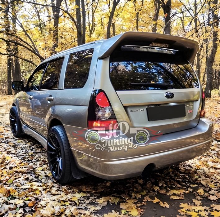 Губа на задний бампер Subaru Forester SG XT