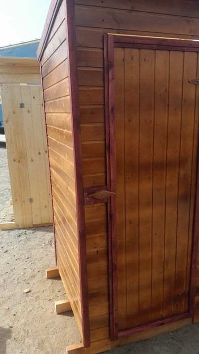 Деревянный Уличный туалет