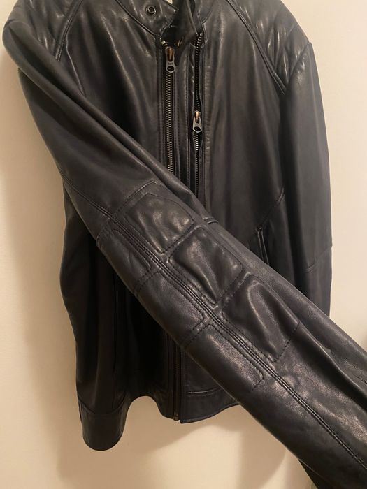 кожено яке плюс чифт дънки като подарък G star raw