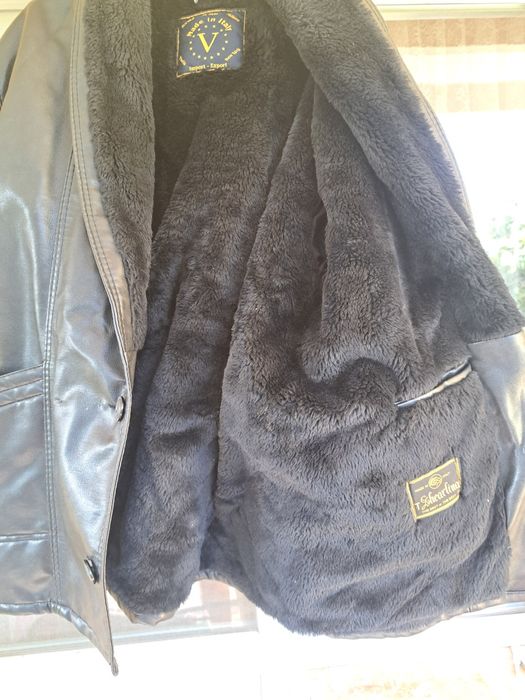 Haină bărbați din piele naturală 100%  NOU!Shearling (XL)