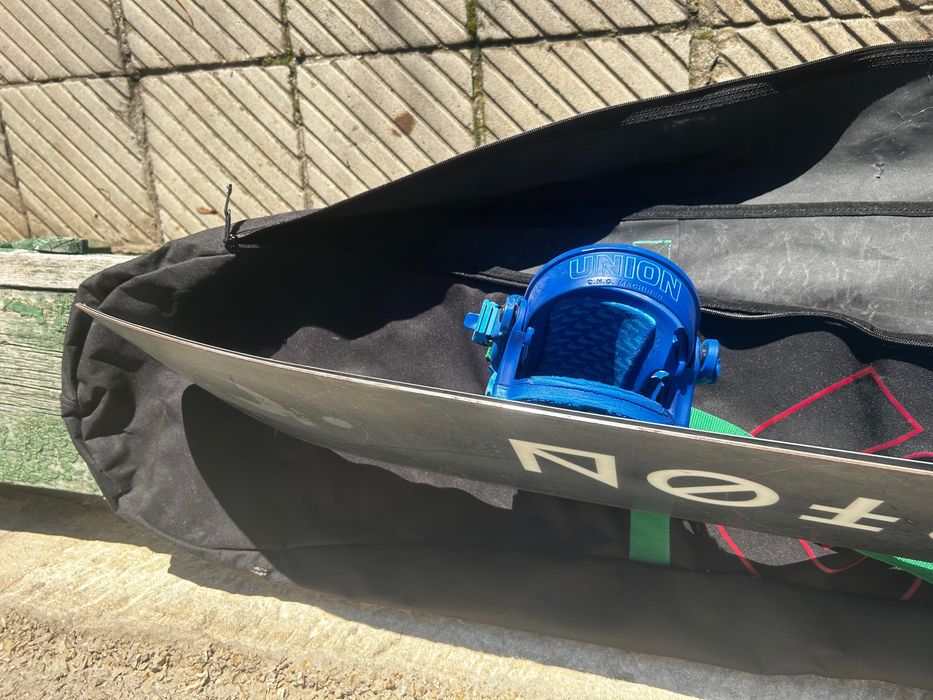 Сноуборд Burton 138cm +union+чанта за автоматит