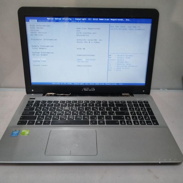 Продам ультрабук asus core i 5