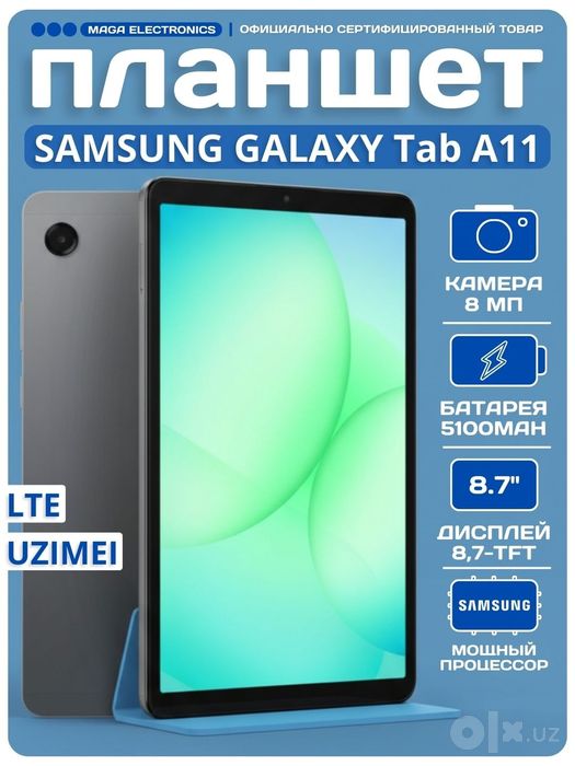 Samsung Tab A11 Simcardli Planshet sotiladi