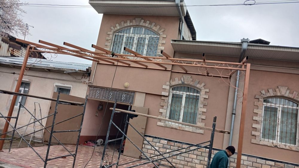 Том навес сварка ишлари