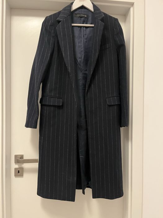 Palton zara lana 49% M