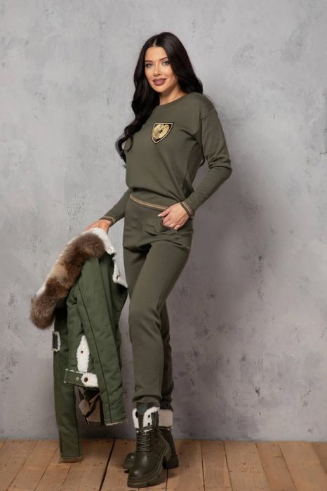 Elite Embrace Панталон От Плетиво - Military  Alessa
Elite Embrace Панталон От Плетиво - Military