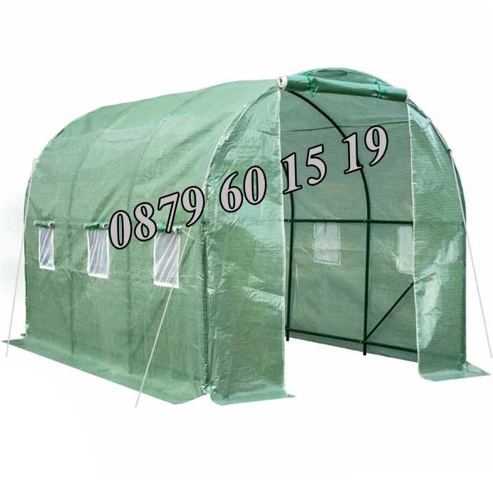 Тунелна оранжерия с размери 3х2х2 метра, оранжерия тунелна