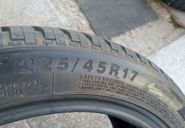 1 Anvelopa  m+s 225 45 17
