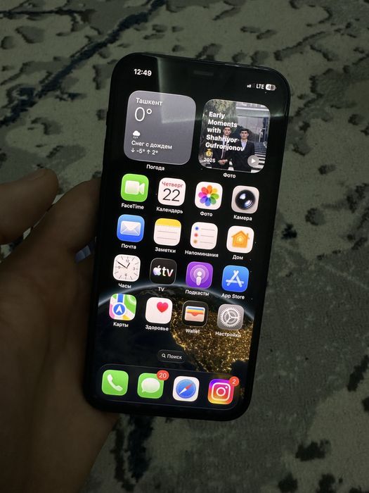 Iphone 12 64gb holati ideal