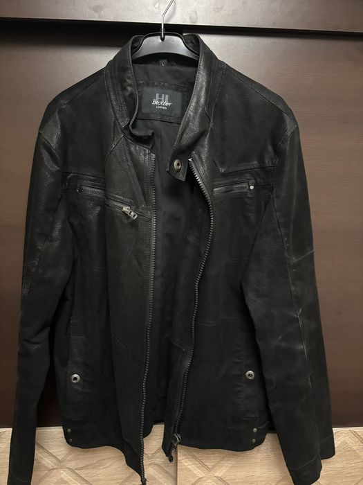 Geaca de piele barbati mar. L