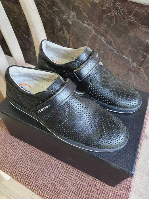 Кожаные туфли для мальчиков для школы осень/весна 38 размер (новые)