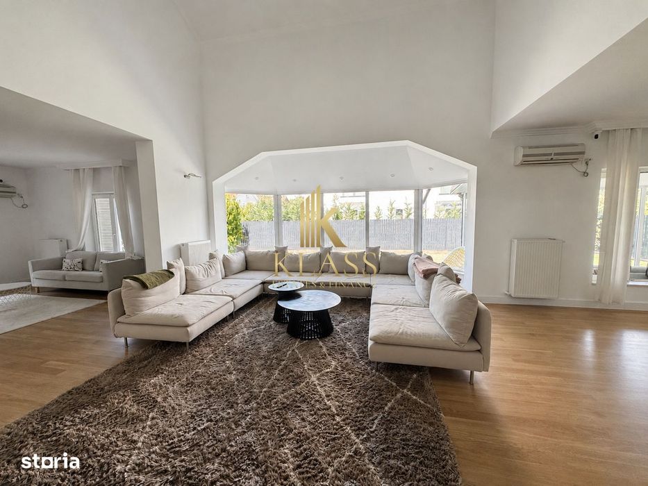 Casa moderna pentru inchiriere cu 4 dormitoare, gradina privata plus g