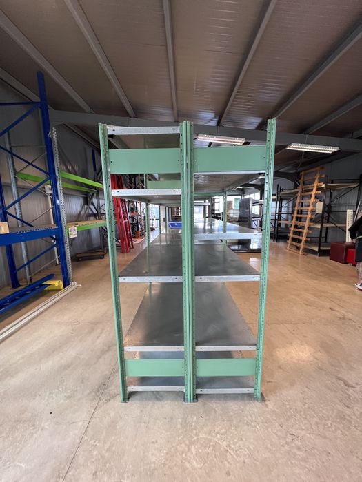 Метални стелажи склад гараж магазин