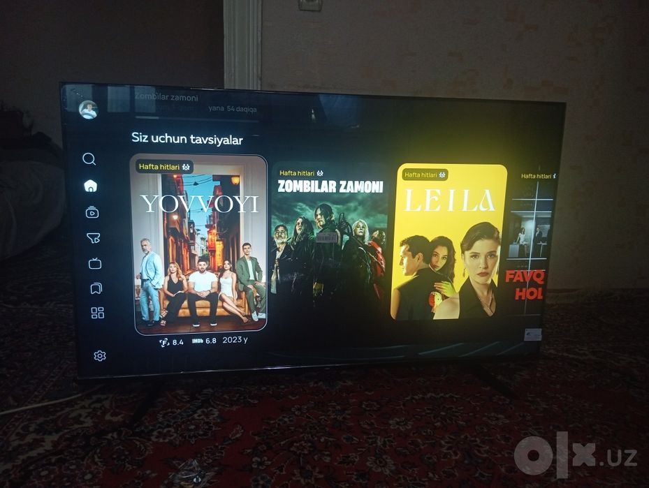 FRAME TV55 янги 2026 йўл 19 сентябрь олинган 3000 ортиқтаржима кинолар