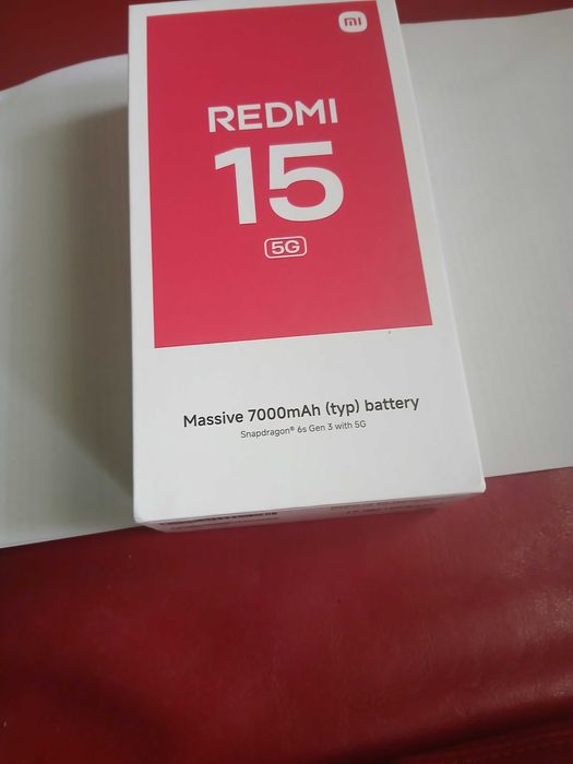 Vând tel.xiaomi Redmi 15. 5G. 8GB.ram. 256Gb