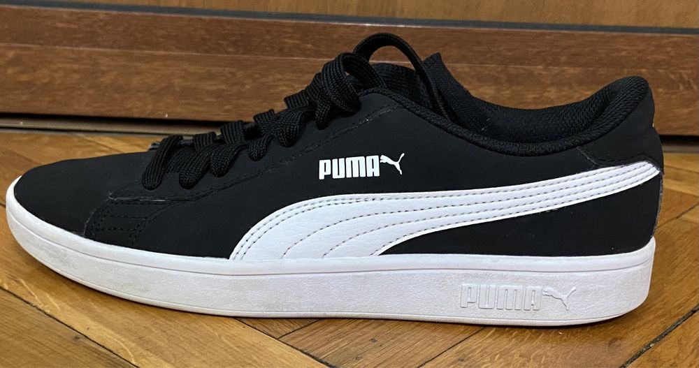 Маратонки Пума Черни / Puma Smash v2 Buck Jr.