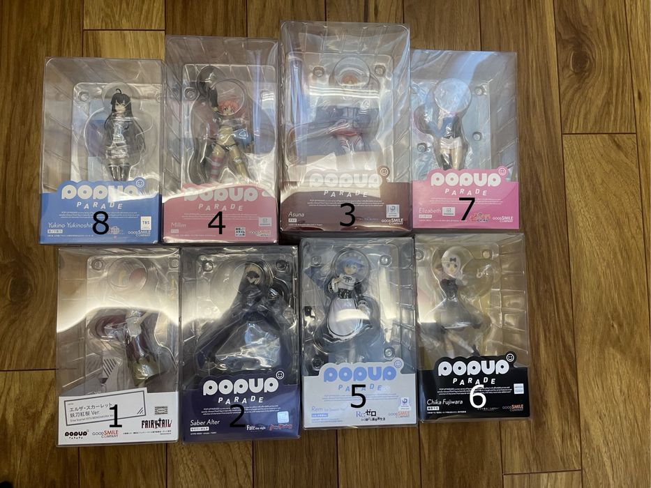 Аниме фигурки Pop Up Parade. Оригинални с кутии, внос от япония