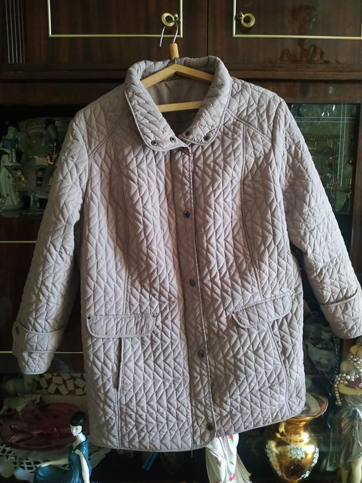Куртка женская осень-весна большой размер Цвет Бежевый