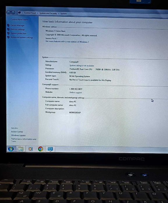 Laptop Compaq Presario CQ7