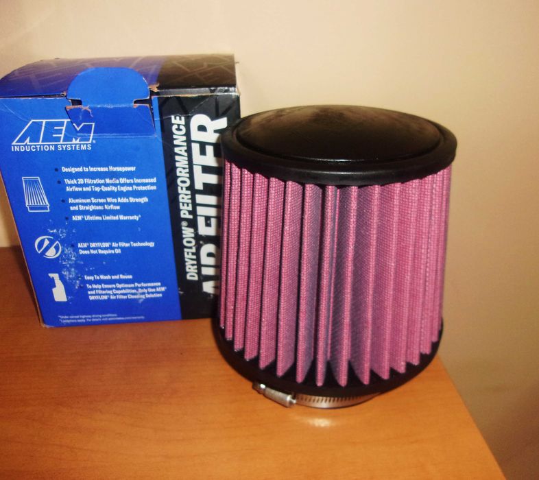 Спортен филтър AEM Dryflow - USA, отвор 90мм, нов, промо цена!