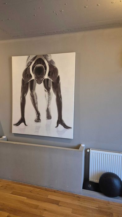 Tablou pictat - KARE- 200 CM inaltime si 140 cm latime