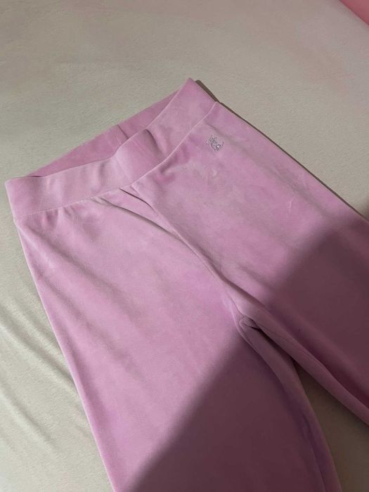 y2k Juicy couture розов велурен панталон