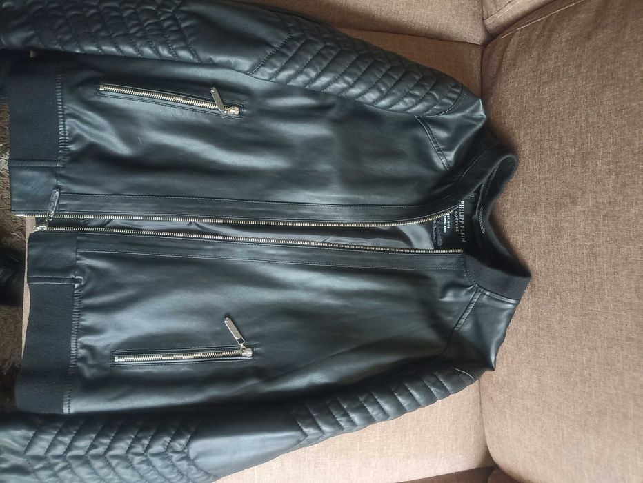 Мъжко кожено яке Philipp Plein       ПРОМО!!!