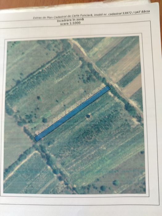 Teren intravilan + casa bătrânească com Barza , lângă Bals