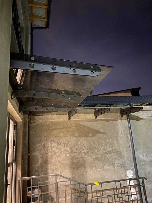 НАВЕСЫ разного вида Лексан стеклянный