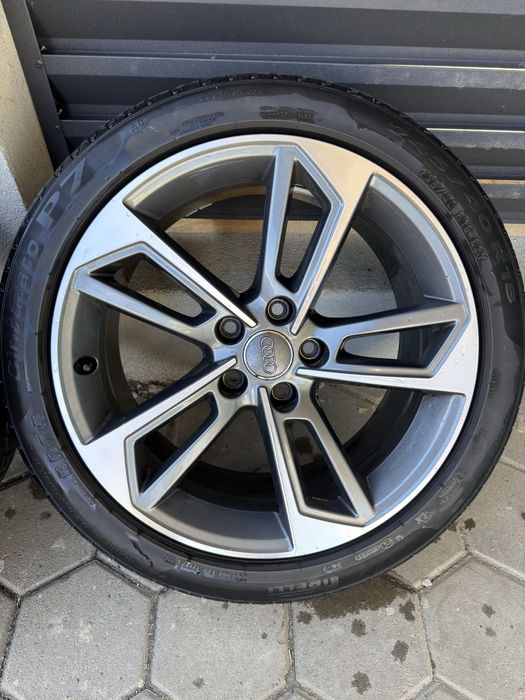 Jante 18 BBS originale Audi 5x112 Cauciucuri vara 245/40