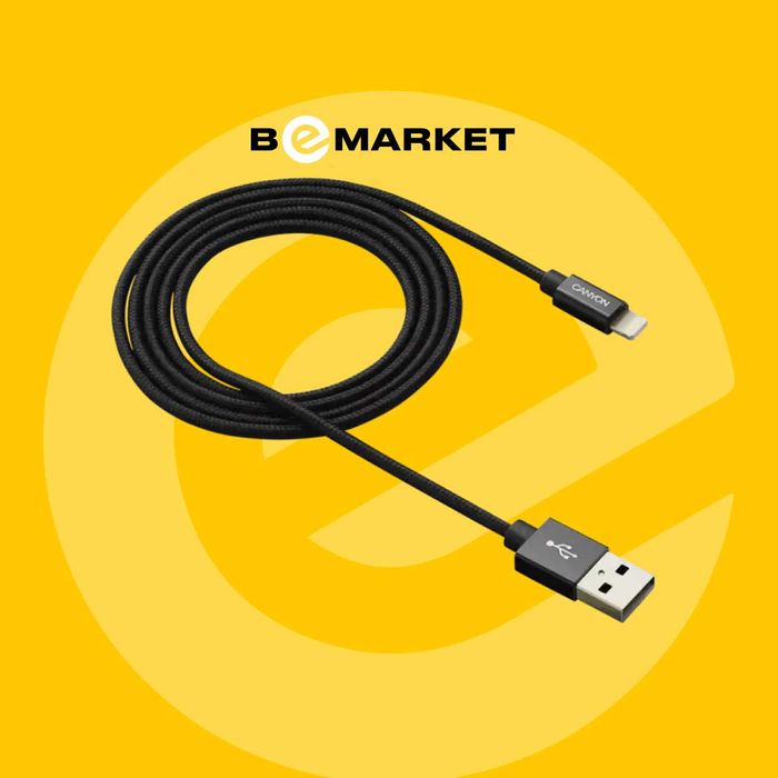 Кабель Canyon Lightning MFI CNS-MFIC3B Black
