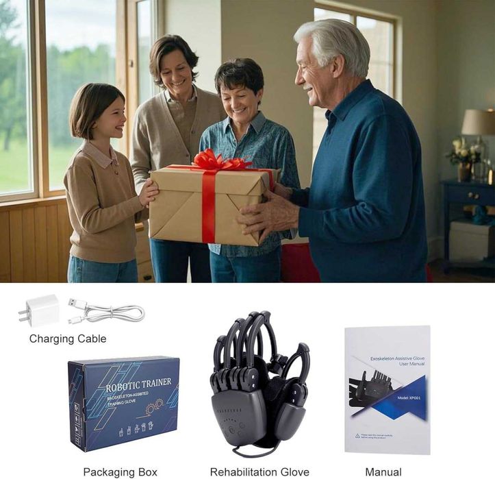 Роботизированная перчатка для восстановления  руки после инсульта FULL