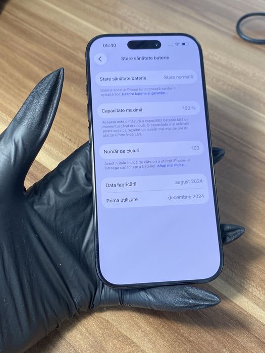 iPhone 16 Pro• 1 TB • Black Titanium