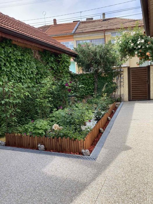 Дървена ограда(декоративна оградка) ролка