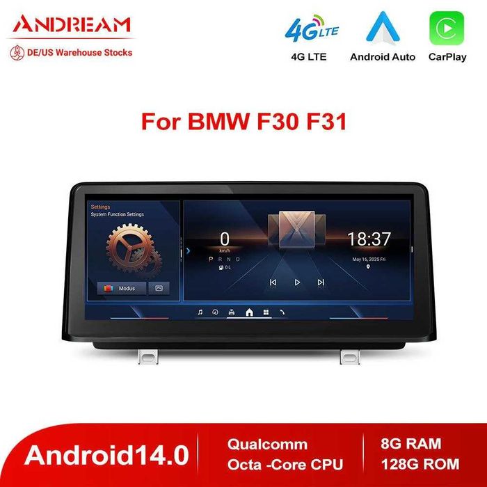 Navigatie Android Andream BMW Seria 3/Seria 4 F30/F31/F33/F34/F32/F36