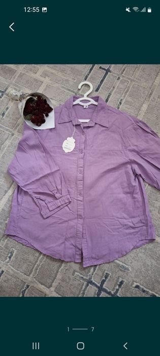 Рубашка оверсайз.  Бонус брюк есть