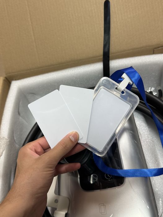 22 кВт Статична Зарядна Станция Wallbox Зарядно Електромобил 5м Тип 2