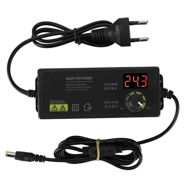 Sursa de alimentare 2,5A (3-24V) AC DC Display voltaj
