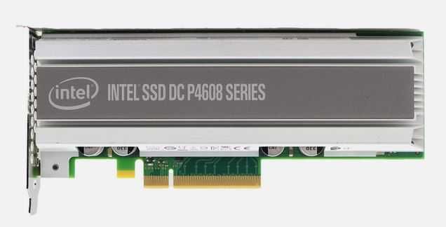 Intel P4608 6.4TB NVMe PCIe SSD Enterprise, Endurance: 35.14PB