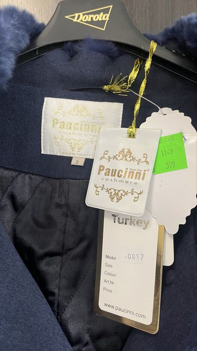 Palton dama casmir Paucinni  marima 48-50