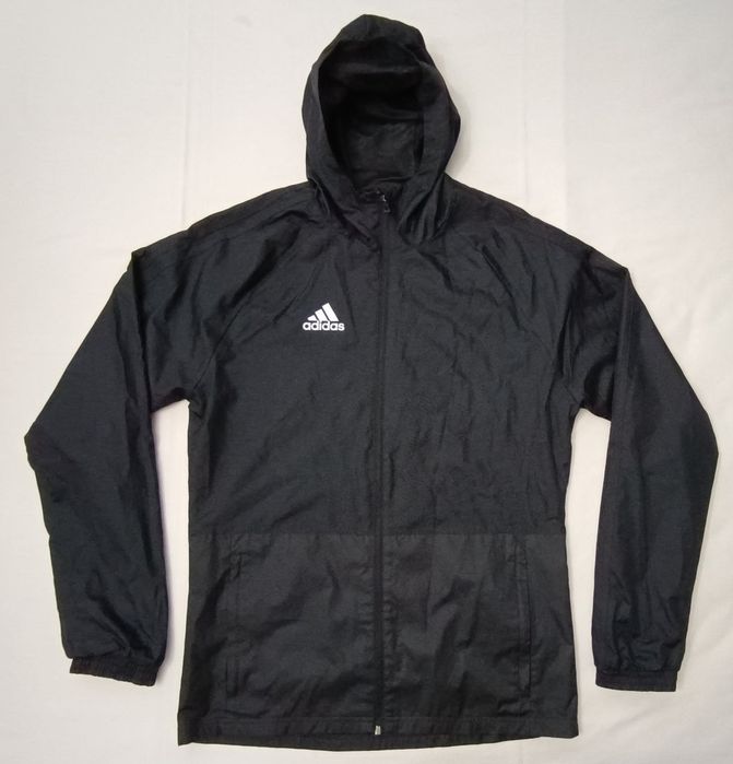 Adidas Condivo Rain Jacket оригинално яке S Адидас спорт ветровка черно горно с качулка