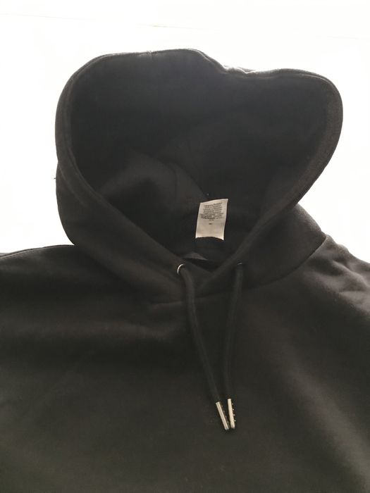 Мъжки суитшър с качулка черна размер L