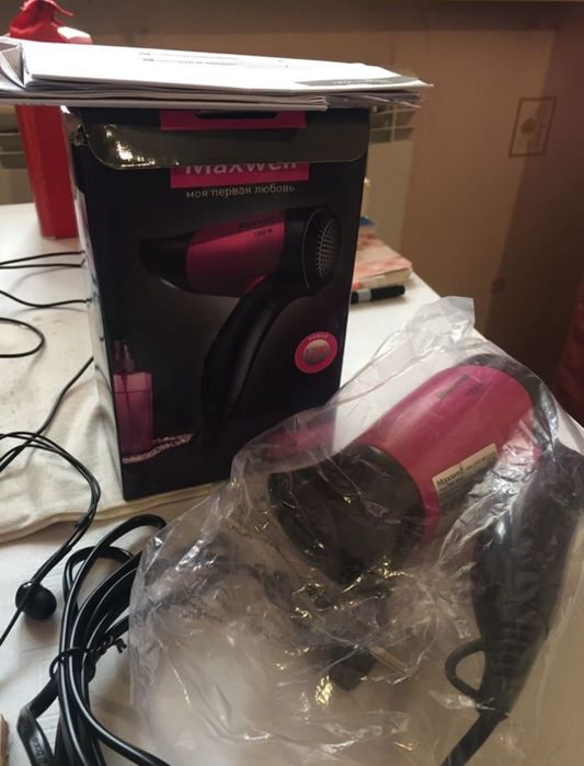 Фен дорожный новый