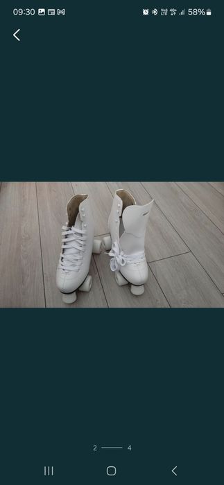 Patine cu rotile Roces RC2 white.